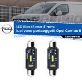 0 Luci Vano Portaoggetti LED per Opel Combo B  1994 - 2001: C5W BlackForce 41mm (Coppia) C5W 41mm: LED Blackforce 6000k (Coppia)