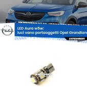 0 Luci Vano Portaoggetti LED per Opel Grandland  2017 in poi: Aura w5w W5W: lampadina LED Aura 6000k