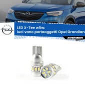 0 Luci Vano Portaoggetti LED per Opel Grandland  2017 in poi: W5W X-Tee W5W (T10) LED X-Tee (Coppia)