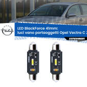 0 Luci Vano Portaoggetti LED per Opel Vectra C Z02 2002 - 2010: C5W BlackForce 41mm (Coppia) C5W 41mm: LED Blackforce 6000k (Coppia)