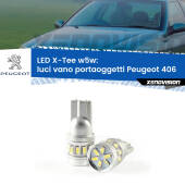 0 Luci Vano Portaoggetti LED per Peugeot 406 1995 - 2004: W5W X-Tee W5W (T10) LED X-Tee (Coppia)