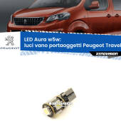 0 Luci Vano Portaoggetti LED per Peugeot Traveller 2016 in poi: Aura w5w W5W: lampadina LED Aura 6000k