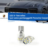 0 Luci Vano Portaoggetti LED per Porsche Cayenne 9PA 2002 - 2010: W5W X-Tee W5W (T10) LED X-Tee (Coppia)