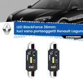 0 Luci Vano Portaoggetti LED per Renault Laguna III X91 2007 - 2015: C5W BlackForce 36mm (Coppia) C5W 36mm: LED Blackforce 6000k (Coppia)