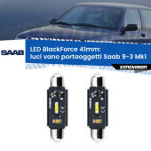 0 Luci Vano Portaoggetti LED per Saab 9-3 Mk1 1998 - 2002: C5W BlackForce 41mm (Coppia) C5W 41mm: LED Blackforce 6000k (Coppia)