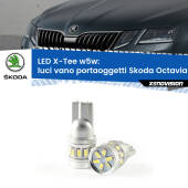 0 Luci Vano Portaoggetti LED per Skoda Octavia III 5E 2012 - 2018: W5W X-Tee W5W (T10) LED X-Tee (Coppia)