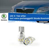 0 Luci Vano Portaoggetti LED per Skoda Roomster 5J 2006 - 2015: W5W X-Tee W5W (T10) LED X-Tee (Coppia)