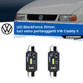 0 Luci Vano Portaoggetti LED per VW Caddy II 1996 - 2004: C5W BlackForce 31mm (Coppia) C5W 31mm: LED Blackforce 6000k (Coppia)