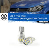 0 Luci Vano Portaoggetti LED per VW Caddy III 2004 - 2015: W5W X-Tee W5W (T10) LED X-Tee (Coppia)