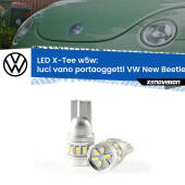 0 Luci Vano Portaoggetti LED per VW New Beetle 1998 - 2010: W5W X-Tee W5W (T10) LED X-Tee (Coppia)