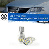 0 Luci Vano Portaoggetti LED per VW Passat B6 2005 - 2010: W5W X-Tee W5W (T10) LED X-Tee (Coppia)