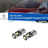 0 Luci Vano Portaoggetti LED Peugeot 307 3A/C 2000 - 2009: W5W Fly W5W: Lampadine LED Fly 6000k (Coppia)