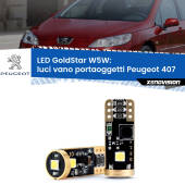 0 Luci Vano Portaoggetti LED Peugeot 407 2004 - 2011: T10 GoldStar T10 (W5W) Goldstar Coppia LED Canbus Next Gen