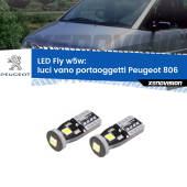 0 Luci Vano Portaoggetti LED Peugeot 806 1994 - 2002: W5W Fly W5W: Lampadine LED Fly 6000k (Coppia)