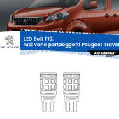 0 Luci Vano Portaoggetti LED Peugeot Traveller  2016 in poi: T10 Bolt T10: LED Bolt 6000k (Coppia)