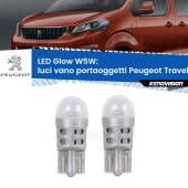 0 Luci Vano Portaoggetti LED Peugeot Traveller 2016 in poi: W5W Glow a Luce Calda W5W: LED Glow Bianco Caldo (Coppia)