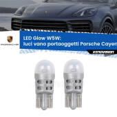 0 Luci Vano Portaoggetti LED Porsche Cayenne 9PA 2002 - 2010: W5W Glow a Luce Calda W5W: LED Glow Bianco Caldo (Coppia)