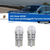 0 Luci Vano Portaoggetti LED Porsche Panamera 970 2009 - 2016: W5W Glow a Luce Calda W5W: LED Glow Bianco Caldo (Coppia)