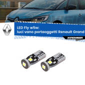 0 Luci Vano Portaoggetti LED Renault Grand scenic IV Mk4 2016 - 2022: W5W Fly W5W: Lampadine LED Fly 6000k (Coppia)