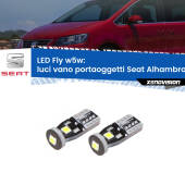 0 Luci Vano Portaoggetti LED Seat Alhambra 7M 1996 - 2010: W5W Fly W5W: Lampadine LED Fly 6000k (Coppia)