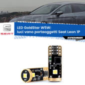 0 Luci Vano Portaoggetti LED Seat Leon 1P 2005 - 2012: T10 GoldStar T10 (W5W) Goldstar Coppia LED Canbus Next Gen