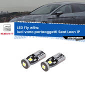 0 Luci Vano Portaoggetti LED Seat Leon 1P 2005 - 2012: W5W Fly W5W: Lampadine LED Fly 6000k (Coppia)