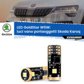 0 Luci Vano Portaoggetti LED Skoda Karoq  2017 in poi: T10 GoldStar T10 (W5W) Goldstar Coppia LED Canbus Next Gen