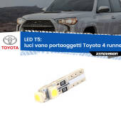 0 Luci Vano Portaoggetti LED T5 per Toyota 4 runner N180 1995 - 2002 T5 a 3 Micro Led - Alta Intensita Luminosa 360 Gradi - Bianco Lunare 6000k