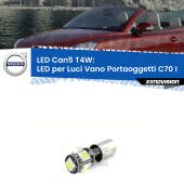 0 Luci Vano Portaoggetti LED Volvo C70 I 873 1998 - 2005: T4W Xenovision T4W (BA9S): Xenovision LED Canbus Bianco Lunare