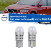 0 Luci Vano Portaoggetti LED Volvo S40 II 544 2004 - 2012: W5W Glow a Luce Calda W5W: LED Glow Bianco Caldo (Coppia)