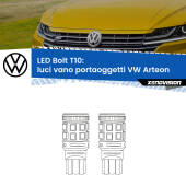 0 Luci Vano Portaoggetti LED VW Arteon  2017 in poi: T10 Bolt T10: LED Bolt 6000k (Coppia)