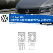 0 Luci Vano Portaoggetti LED VW Crafter II 2016 in poi: T10 Bolt T10: LED Bolt 6000k (Coppia)