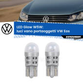 0 Luci Vano Portaoggetti LED VW Eos 2006 - 2015: W5W Glow a Luce Calda W5W: LED Glow Bianco Caldo (Coppia)