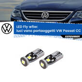 0 Luci Vano Portaoggetti LED VW Passat CC 357 2008 - 2012: W5W Fly W5W: Lampadine LED Fly 6000k (Coppia)