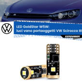 0 Luci Vano Portaoggetti LED VW Scirocco III 2008 - 2017: T10 GoldStar T10 (W5W) Goldstar Coppia LED Canbus Next Gen