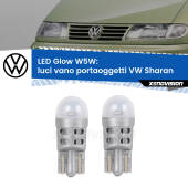 0 Luci Vano Portaoggetti LED VW Sharan 2001 - 2010: W5W Glow a Luce Calda W5W: LED Glow Bianco Caldo (Coppia)
