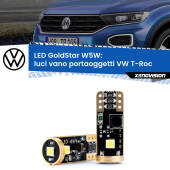 0 Luci Vano Portaoggetti LED VW T-Roc  2017 in poi: T10 GoldStar T10 (W5W) Goldstar Coppia LED Canbus Next Gen