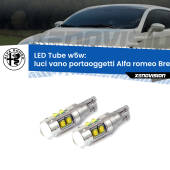 0 Luci Vano Portaoggetti LED W5W Alfa romeo Brera  2006 - 2010 W5W Tube W5W: Lampadine LED Tube 6000k (Coppia)