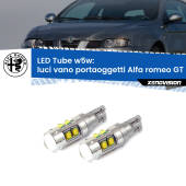 0 Luci Vano Portaoggetti LED W5W Alfa romeo GT  2003 - 2010 W5W Tube W5W: Lampadine LED Tube 6000k (Coppia)