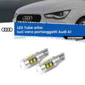 0 Luci Vano Portaoggetti LED W5W Audi A1  2010 - 2018 W5W Tube W5W: Lampadine LED Tube 6000k (Coppia)