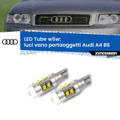 0 Luci Vano Portaoggetti LED W5W Audi A4 B6 2000 - 2004 W5W Tube W5W: Lampadine LED Tube 6000k (Coppia)
