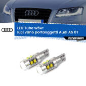 0 Luci Vano Portaoggetti LED W5W Audi A5 8T 2007 - 2017 W5W Tube W5W: Lampadine LED Tube 6000k (Coppia)