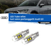 0 Luci Vano Portaoggetti LED W5W Audi Q3 2011 - 2018 W5W Tube W5W: Lampadine LED Tube 6000k (Coppia)