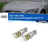 0 Luci Vano Portaoggetti LED W5W Audi TT 8J 2006 - 2014 W5W Tube W5W: Lampadine LED Tube 6000k (Coppia)
