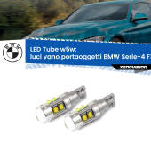 0 Luci Vano Portaoggetti LED W5W BMW Serie-4 F32, F82 2013 - 2019 W5W Tube W5W: Lampadine LED Tube 6000k (Coppia)