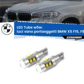 0 Luci Vano Portaoggetti LED W5W BMW X5 F15, F85 2014 - 2018 W5W Tube W5W: Lampadine LED Tube 6000k (Coppia)