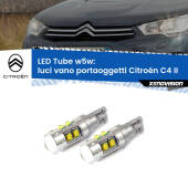 0 Luci Vano Portaoggetti LED W5W Citroën C4 II 2009 - 2016 W5W Tube W5W: Lampadine LED Tube 6000k (Coppia)