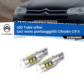 0 Luci Vano Portaoggetti LED W5W Citroën C5 II 2008 - 2014 W5W Tube W5W: Lampadine LED Tube 6000k (Coppia)