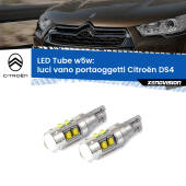 0 Luci Vano Portaoggetti LED W5W Citroën DS4 2011 - 2015 W5W Tube W5W: Lampadine LED Tube 6000k (Coppia)