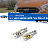 0 Luci Vano Portaoggetti LED W5W Ford Transit Custom  2012 - 2022 W5W Tube W5W: Lampadine LED Tube 6000k (Coppia)
